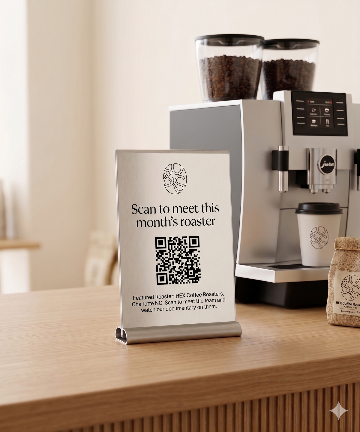 Scan to meet this month's roaster.