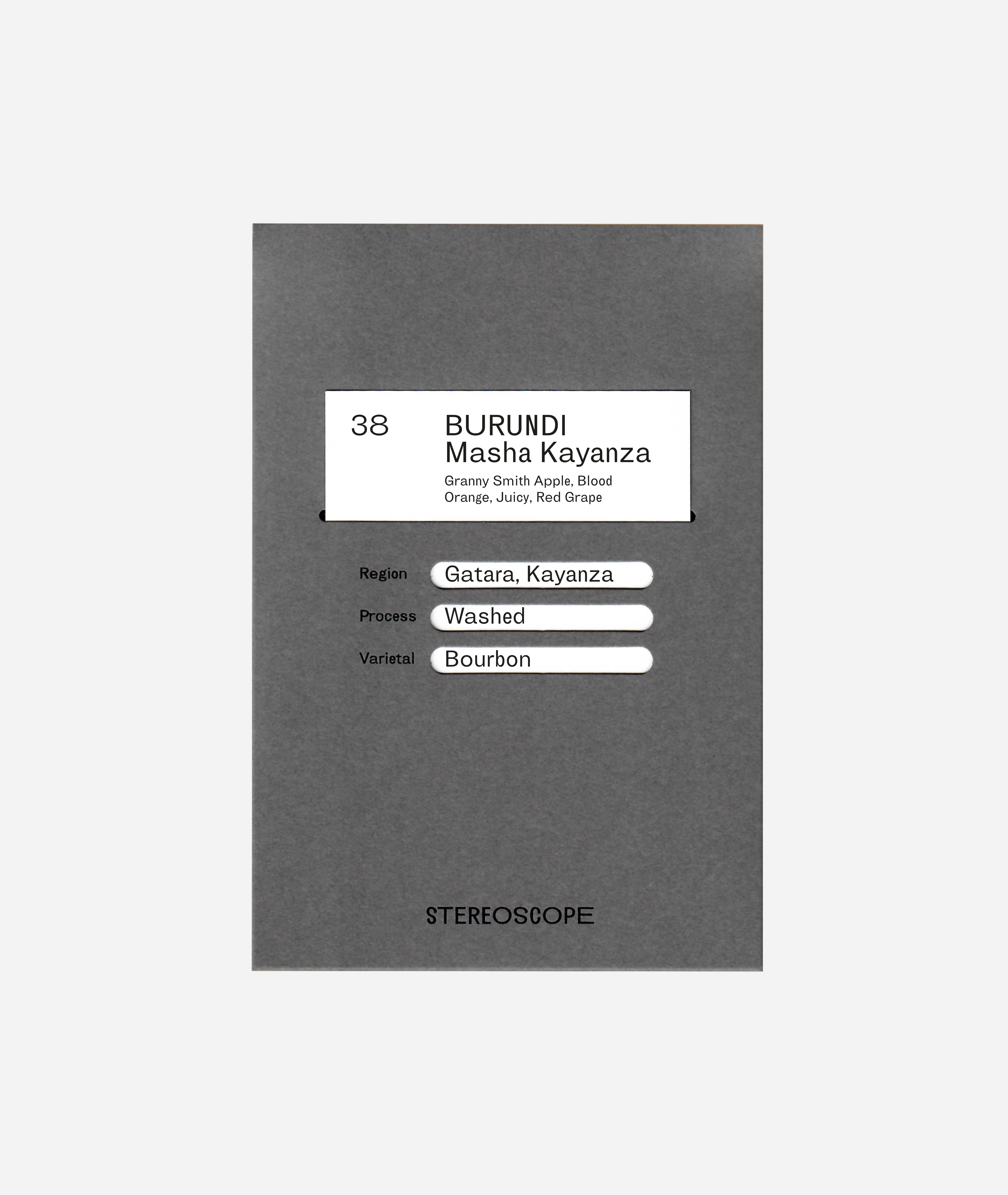Image of Burundi Masha Kayanza · Bourbon · Washed