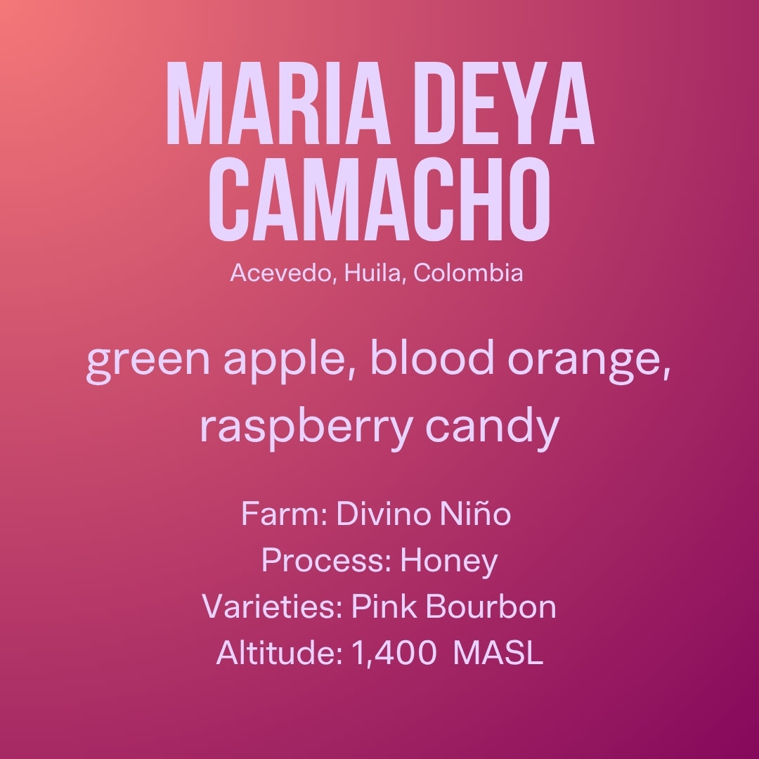 Image of María Deya Camacho · Pink Bourbon · Honey