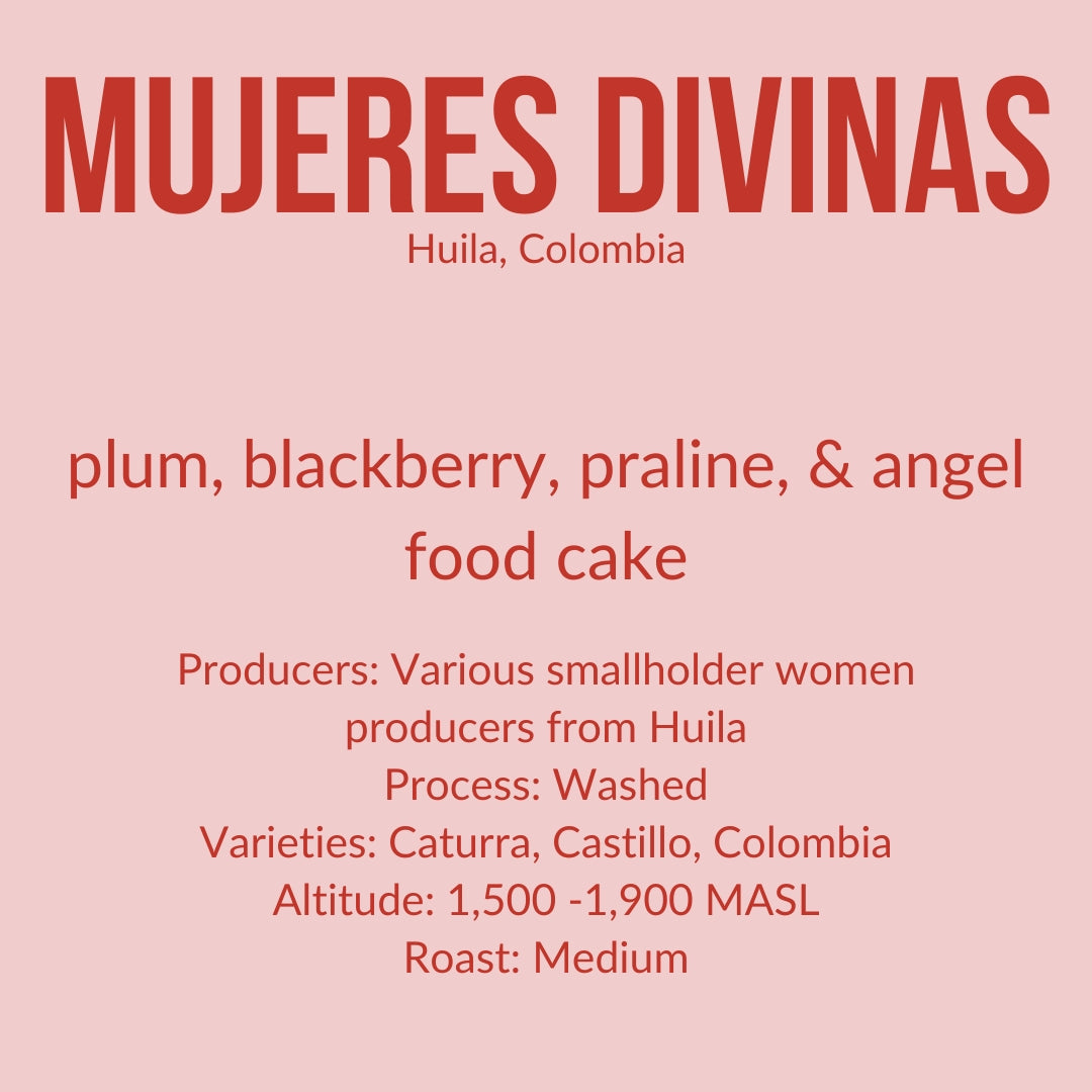 Image of Mujeres Divinas, Huila · Caturra, Colombia, Castillo · Washed