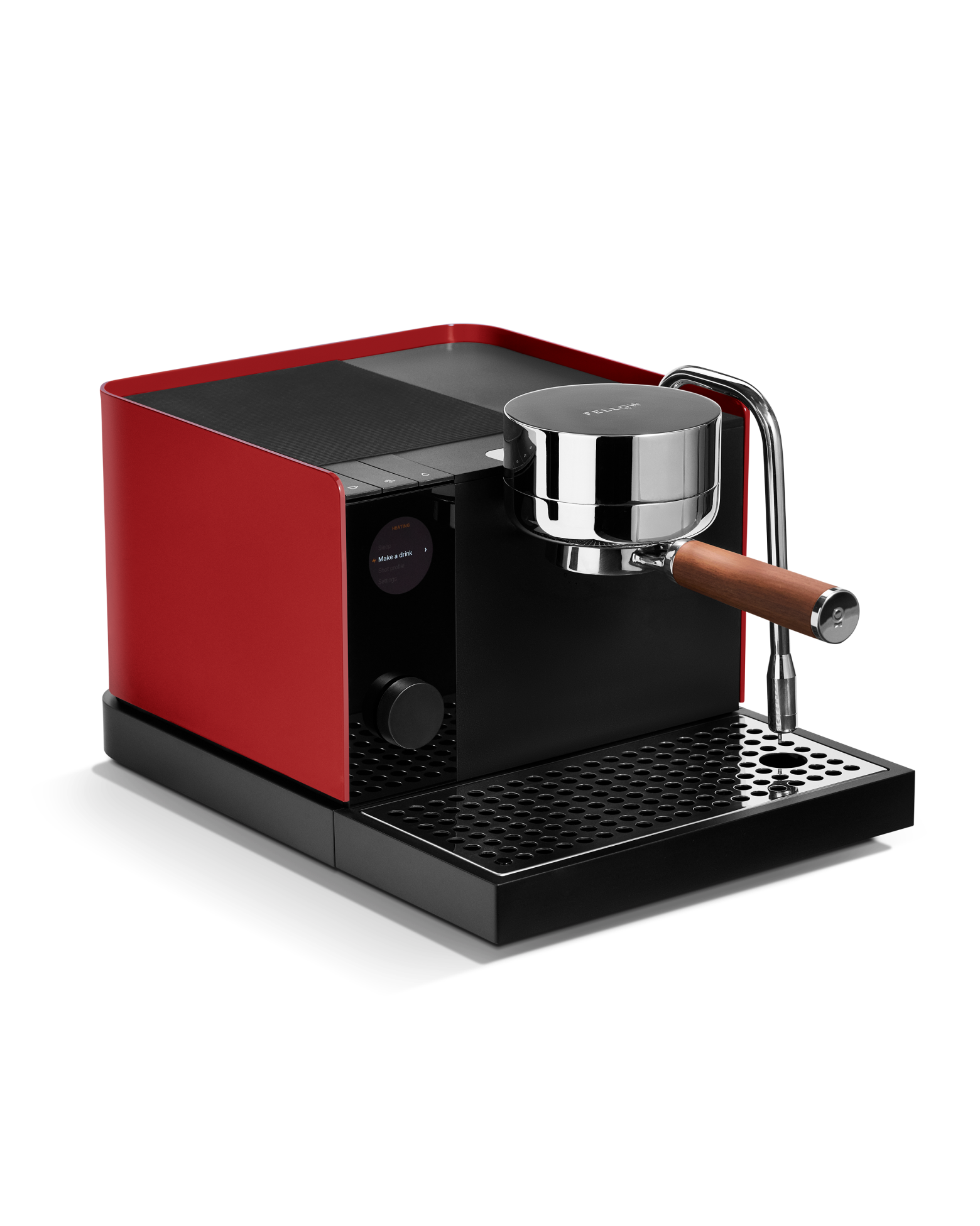 Image of Fellow Espresso Series 1 - Cherry Red + Walnut