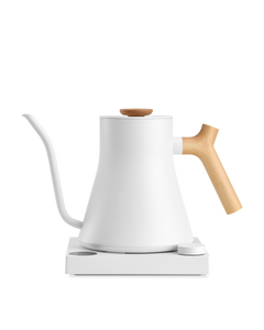 Stagg EKG Pro - Matte White w/ Maple Accents