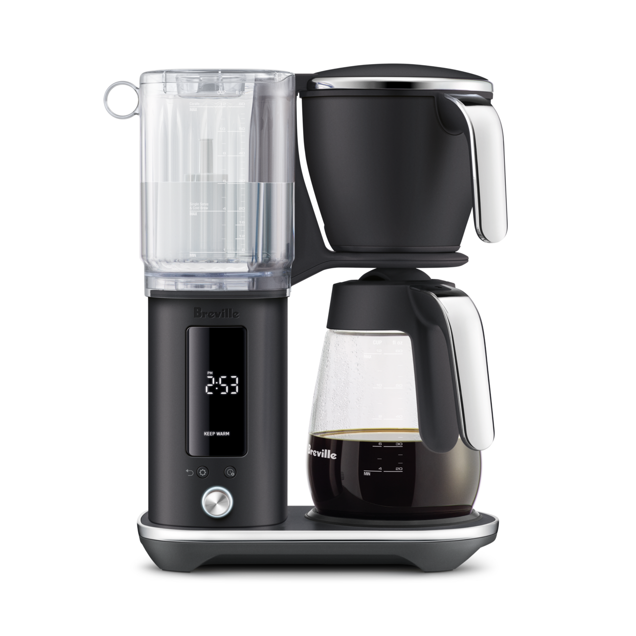 Image of Breville Luxe Brewer Glass - Black Truffle