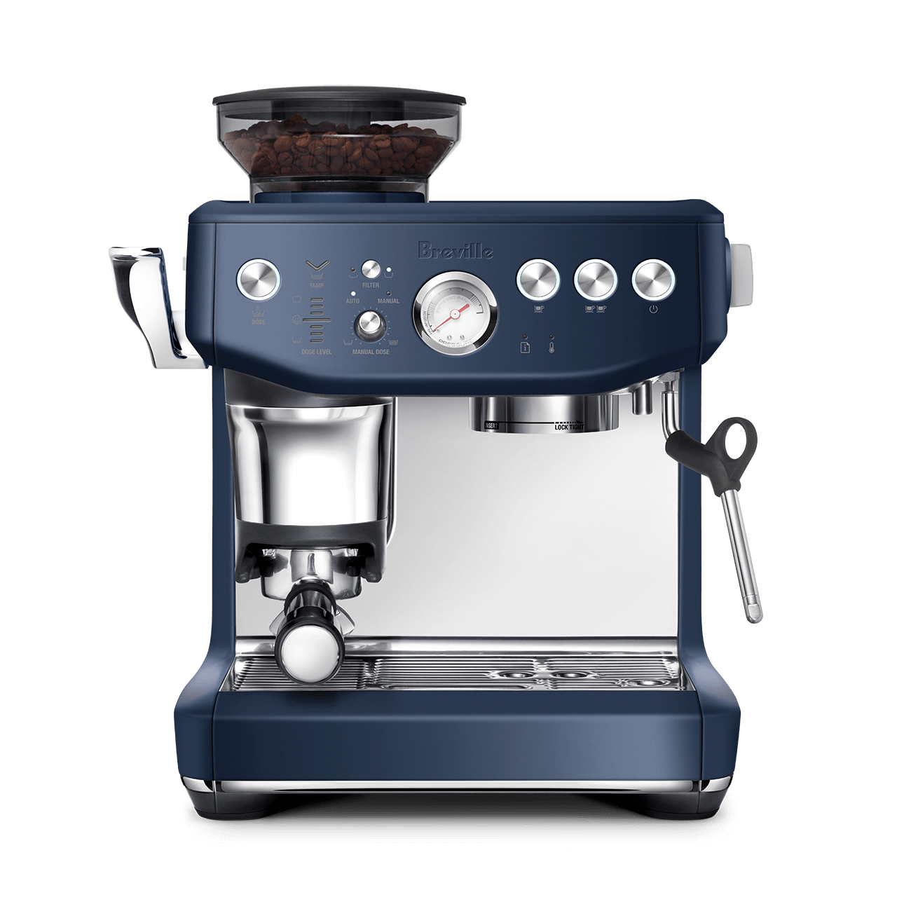 Image of Breville Barista Express Impress - Damson Blue