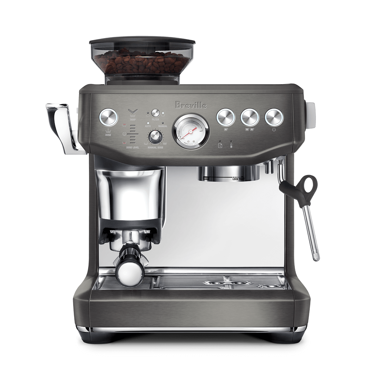 Image of Breville Barista Express Impress - Black Stainless Steel
